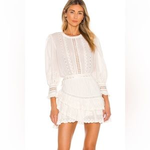 LoveShackFancy White Mini Dress
